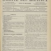 1289 - Page 1277 - Sommaire / Chronique et nouvelles scientifiques. Facultés de médecine / Écoles de médecine / Guerre / Médaille des épidémies / Renseignements