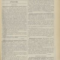 1297 - Page 1285 - Sociétés savantes. Société de chirurgie. (Séance du 26 juillet 1911). Subluxation du semi-lunaire et fracture du scaphoïde. M. Jacob / Analyses. Médecine. Expériences avec le salvarsan dans les tumeurs malignes. (V. Czerny et A. Caan. Münch. med. Woch...). [A. Lemierre] / L'épreuve de la fixation du complément dans le diagnostic des infections gonococciques. (Hans J. Schwartz et Archibald Mc Neil. Amer. Journ. Med. Sc...). [F. Gardner] / Le dosage de l'amylase des fèces dans le diagnostic fonctionnel du pancréas. (G. Durand. Arch. des malad. de l'App. digest. et de la nutrit...). [L. Babonneix] / Radiothérapie de la sciatique. (MM. Babinski, Charpentier et Delherm. Revue neurol...). [L. Gayard] / Médecine infantile. De l'influence du traitement thyroïdien sur la croissance staturale et pondérale des rachitiques. (MM. Variot et Pironneau. Soc. de pédiatrie...). [L. Babonneix]