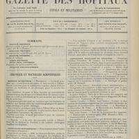 1313 - Page 1301 - Sommaire / Chronique et nouvelles scientifiques. Hôpitaux de Province / Distinctions honorifiques / Association française de pédiatrie. (Voir la suite des Nouvelles, p. 1308) / Renseignements