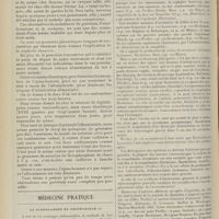 1316 - Page 1304 - Pleurésie gauche à grand épanchement avec phénomènes syncopaux ; par M. L. Baumel... / Médecine pratique. La scopolamine en obstétrique. [M. Lance]
