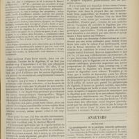 1377 - Page 1365 - Note sur la digalène. Son emploi dans le traitement des cardiopathies à l'Hôpital de la conception ; par M. Pagliano... / Analyses. Médecine. Le sérodiagnostic de la paralysie infantile épidémique. (E. Müller. Deut. med. Woch...). [A. Lemierre]