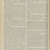 1378 - Page 1366 - Analyses. Médecine. Le sérodiagnostic de la paralysie infantile épidémique. (E. Müller. Deut. med. Woch...). [A. Lemierre] / Le mécanisme physio-pathologique de l'ataxie du tabes. (Max Egger. Rundschau für Medizin...). [L. Babonneix] / Physiologie digestive et coprologie. Criterium d'une selle normale. (M. Triboulet. Soc. de pédiatrie...). [L. Babonneix] / Chirurgie. Un cas d'anévrisme de la sous-clavière gauche traité par une nouvelle méthode de ligature. (J. G. Scherrill. South. med. Journ...). [F. Gardner]