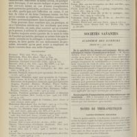 1394 - Page 1382 - Revue générale. La dilatation aiguë post-opératoire de l'estomac ; par MM. André Bloch et Jacques Ramadier... IX. Traitement / Sociétés savantes. Académie des sciences. (Séance du 7 août 1911). De la spécificité des sérums antivenimeux. Sérum anti-cobraïque et venins d'hamadryas et de krait. M. Maurice Arthus / Essais négatifs d'immunisation antituberculeuse par voie intestinale. MM. J. Courmont et A. Rochaix / Notes de thérapeutique. Gastro-entérite infantile