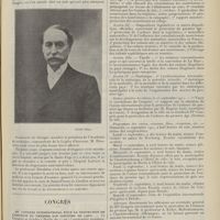 1405 - Page 1393 - Georges Dieulafoy. (1839-1911). [Nécrologie] / Congrès. IIIe Congrès international pour la protection de l'enfance du premier âge (gouttes de lait)