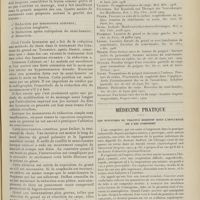 1427 - Page 1415 - Revue générale. Les traumatismes du carpe ; par M. Henri Bertier... VII. Traitement / Médecine pratique. Les ruptures du tractus digestif sous l'influence de l'air comprimé. [A. Gaullieur l'Hardy]