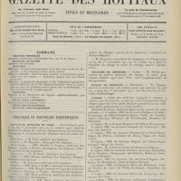 1445 - Page 1433 - Sommaire / Chronique et nouvelles scientifiques. Faculté de médecine de Paris / Facultés de médecine / Écoles de médecine / Guerre / Renseignements