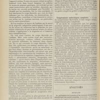 1500 - Page 1488 - Revue générale. Le tempérament thyroïdien ; par M. Léopold-Lévi... V. Mécanisme thyroïdien des syndromes du neuro-arthritisme / VI. Tempéraments endocritiques complexes / Analyses. Médecine. La pathogénie de la goutte et les travaux récents sur le métabolisme dans nucléo protéides. (Linossier. Archives des maladies de l'appareil digestif et de la nutrition...). [L. Babonneix]