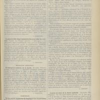 1501 - Page 1489 - Analyses. Médecine. La pathogénie de la goutte et les travaux récents sur le métabolisme dans nucléo protéides. (Linossier. Archives des maladies de l'appareil digestif et de la nutrition...). [L. Babonneix] / La galactorrhée dans l'asymétrie des seins chez les nourrices. (Variot. La clinique infantile...). [L. Babonneix] / Médecine infantile. La conception moderne de la chorée. (Hutinel. Pédiatrie pratique...). [L. Babonneix] / Chirurgie. Sur les calculs bactériens du bassinet et sur le traitement de la néphrite aiguë suppurée. (A. Neumann. Deut. med. Woch...). [A. Lemierre] / L'ascite au cours de la fièvre typhoïde. (Alexander Mac Phedran. The Cleveland medical journal...). [M. Lance]
