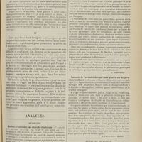 1511 - Page 1499 - Pseudo-appendicite. Rupture d'une grossesse extra-utérine de cinq mois (abdominale secondaire ?) - Laparotomie. - Guérison. - Psychose consécutive. - Guérison / Analyses. Médecine. Que faut-il entendre par ulcus du duodénum ? (P. Caillé. Arch. des mal. de l'app. dig. et de la nut...). [L. Babonneix] / Insuccès de l'autosérothérapie dans quatre cas de pleurésie bacillaire. (Anglada et Roger. Montpellier méd...). [A. Gaullieur l'Hardy] / Médecine infantile. Formes curables de la tuberculose aiguë chez l'enfant. (Aviragnet et L. Tixier. Arch. de méd. des enf...). [L. Babonneix]