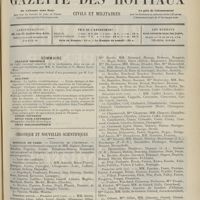 1517 - Page 1505 - Sommaire / Chronique et nouvelles scientifiques. Hôpitaux de Paris. (Voir la suite, p. 1512)