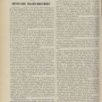 1598 - Page 1586 - Notes pour l'internat. Adénopathie trachéo-bronchique. (A suivre)