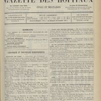 1625 - Page 1613 - Sommaire / Chronique et nouvelles scientifiques. Hôpitaux de Paris / École des hautes études / Ministère de l'intérieur / Le VIIe Congrès international contre la tuberculose / Nécrologie / Consultation pour les maladies nerveuses / Avis / Chemins de fer de Paris-Lyon-Méditerranée