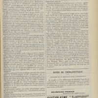 1657 - Page 1645 - Pharmacologie pratique. L'hamamélis virginica ; par M. J. Chevalier / Notes de thérapeutique. Posologie de la digitaline dans l'hyposystolie / Avis