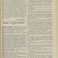 1783 - Page 1771 - Jurisprudence. L'enregistrement des diplômes. [R.-Marcel Petit] / Chronique et nouvelles scientifiques (Suite). Facultés de médecine / Ministère de l'intérieur / Distinctions honorifiques / Nécrologie / La prime de natalité à la Nouvelle-Calédonie / Conférences pour les étudiants de première année / Enseignement clinique des maladies nerveuses et mentales / Cours de parasitologie et histoire naturelle médicale / Médecine légale