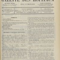 1789 - Page 1777 - Sommaire / Chronique et nouvelles scientifiques. Hôpitaux de Paris / Hôpitaux de Province / Bourses de doctorat / Faculté de médecine de Paris / Facultés de médecine / Écoles de médecine / Association des journalistes médicaux français. (Voir la suite des Nouvelles, p. 1790)