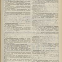 1823 - Page 1811 - Chronique et nouvelles scientifiques. Écoles de médecine / Chaire de médecine de Téhéran / École du service de santé militaire / Marine / Distinctions honorifiques / Société de psychiatrie de Paris / Souscription / La protection des enfants du premier âge en Bretagne / Les jumelles réglementaires pour les médecins militaires / Cours de clinique médicale / Cours de clinique chirurgicale / Cours de pharmacologie et matière médicale / Cours de pathologie expérimentale et comparée / Conférences de parasitologie et d'histoire naturelle médicale / Conférences de pathologie médicale / Hôpital Hérold / Hôtel-Dieu / Maladies des voies urinaires