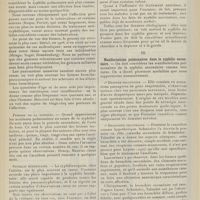 1842 - Page 1830 - Revue générale. Le poumon syphilitique chez l'adulte ; par le Docteur G. Massia... II. Etiologie / III. Manifestations pulmonaires dans la syphilis secondaire