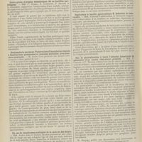 1866 - Page 1854 - Sociétés savantes. Société médicale des hôpitaux. (Séance du 10 novembre 1911). Ictère grave, d'origine hémolytique, dû au bacillus perfringens. MM. F. Widal, A. Lemierre, P. Abrami et L. Kindberg / Ostéomalacie ancienne. Tuberculose d'inoculation récente à localisations gommeuses et osseuses multiples, avec fracture spontanée. M. André Léri / Un cas de chondromes multiples de la main et des doigts. MM. André Léri et Gaston Legros / Septicémie à bacille paratyphique B. Infection de laboratoire. MM. Fernand Trémolières et Touraine / Sur la généralisation à toute l'attache intestinale du mésentère d'un cancer vésiculaire primitif. MM. P. Carnot et P. Baufle