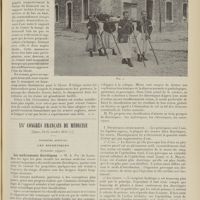 1901 - Page 1889 - Médecine militaire. Le support-brancard du Docteur Le Maguet / XIIe Congrès français de médecine. (Lyon, 22-25 octobre 1911). Troisième question. Les diurétiques. Troisième rapport. Les médicaments diurétiques. M. A. Pic...
