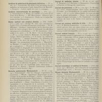 1906 - Page 1894 - Articles originaux des principales publications françaises et étrangères. Archives de médecine et de pharmacie militaires / Archives internationales de neurologie / Boston medical and surgical Journal / Deutsche medizinische Wochenschrift / Journal de médecine de Bordeaux / Journal de médecine interne / Journal des praticiens / Journal des sciences médicales de Lille / Journal médical français / Journal scientifique et médical de Poitiers / Wiener klinische Wochenschrift