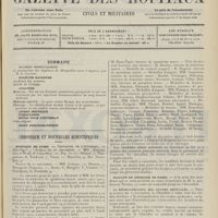1909 - Page 1897 - Sommaire / Chronique et nouvelles scientifiques. Hôpitaux de Paris / Hôpitaux de Province / Faculté de médecine de Paris / La réorganisation des études médicales / La chaire d'hydrologie
