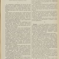 1929 - Page 1917 - Revue générale. La polynévrite syphilitique ; par M. Pierre-Jean Ménard... I / II. Etiologie