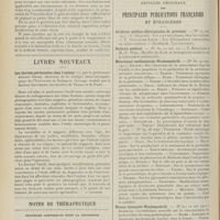1954 - Page 1942 - Pratique médicale. Le véronidia dans un cas de méningite avec délire paratyphique et chez un héroïnomane ; par M. le Docteur Faivre... / Livres nouveaux. Les cavités périnasales chez l'enfant, par le Professeur-Docteur Onodi... Ouvrage traduit par le Docteur Lautmann... [J. Fournié] / Notes de thérapeutique. Troubles gastriques dans la grossesse / Articles originaux des principales publications françaises et étrangères. Archives médico-chirurgicales de province / Bulletin médical / Münchener medizinische Wochenschrift / Wiener klinische Wochenschrift