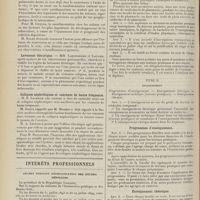 1994 - Page 1982 - Sociétés savantes. Société de médecine de Paris. (Séance du 25 novembre 1911). Traitement des angiomes par la radiothérapie. M. Albert Weill / Tuberculose et hygiène alimentaire des nourrissons. Mme le Docteur Sidler / Lavement électrique. MM. Laquerrière et Loubier / Coliques néphrétiques et courants de haute fréquence. M. E. Lacaille / Intérêts professionnels. Décret portant réorganisation des études médicales