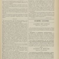 2011 - Page 1999 - XIIe Congrès français de médecine. (Lyon, 22-25 octobre 1911). Quatrième question. Épidémiologie et prophylaxie de la méningite cérébro-spinale dans l'armée. Discussion.. (A suivre) / Sociétés savantes. Académie des sciences. (Séance du 27 novembre 1911). Vaccination et sérothérapie antituberculeuses. M. Rappin / De la durée de l'immunisation, par voie intestinale, contre l'infection éberthienne expérimentale chez le lapin. MM. J. Courmont et A. Rochaix / Académie de médecine. (Séance du 5 décembre 1911). Les résultats de la vaccination antityphique au Maroc par le vaccin de Wright et par les vaccins polyvalents. M. H. Vincent