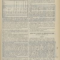 2031 - Page 2019 - Chronique et nouvelles scientifiques. Facultés de médecine / Académie des sciences et lettres de Montpellier / La société d'hygiène alimentaire / Société de psychiatrie de Paris / Les excursions scientifiques / Hôpital de la Charité / Actes de la Faculté de médecine de Paris du 18 au 23 décembre 1911. Thèses