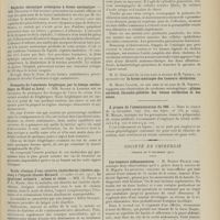 2039 - Page 2027 - Sociétés savantes. Société médicale des hôpitaux. (Séance du 8 décembre 1911). Néphrite chronique urémigène à forme azotémique. MM. Decloux et Gauduchau / Pronostic de l'azotémie brightique par le dosage méthodique de Widal et Javal. MM. Sicard et Lasnier / Etude clinique d'une entérite cholériforme (choléra nostras) à l'Hôpital Claude-Bernard (15 août-15 oct. 1911). Le syndrome urinaire : urines et reins. MM. G. Froin et P. L. Marie / A propos de l'administration du 606 / Société de chirurgie. (Séance du 6 décembre 1911). Les tumeurs inflammatoires. M. Robert Picqué, sur deux observations de M. Mignon