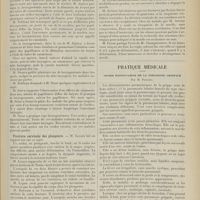 2085 - Page 2073 - Société de chirurgie. (Séance du 13 décembre 1911). La laryngostomie dans le traitement des papillomes diffus du larynx. M. Sébileau, sur une observation de M. Alphen / Fracture cervicale des plongeurs. M. Lejars / Pratique médicale. Signes particuliers de la pneumonie grippale ; par M. Ponchel