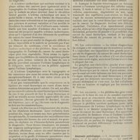 2106 - Page 2094 - Revue générale. Le cancer du canal thoracique. Par M. Albert Piot... IV. Diagnostic / V. Anatomie pathologique