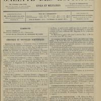 0061 - Page 53 - Sommaire / Chronique et nouvelles scientifiques. Hôpitaux de Paris / Une juste réparation / Un laisser-passer spécial pour les médecins parisiens / Office international d’hygiène / L’interdiction de l’absinthe en France / L’hygiène des travailleurs / Société clinique de médecine mentale