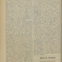 0076 - Page 68 - La génétique ; par M. J. Laumonier / Médecine pratique. Le syndrome diaphragmatique