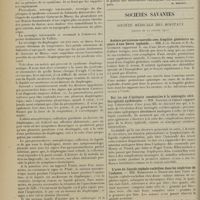 0078 - Page 70 - Médecine pratique. Le syndrome diaphragmatique / Sociétés savantes. Société médicale des hôpitaux. (Séance du 12 janvier 1912). Anémie pernicieuse mortelle avec fragilité globulaire au cours d’une fièvre typhoïde. MM. J.-A. Sicard et R.-A. Gutmann / Sur un cas d’épilepsie consécutive à la méningite cérébro-spinale épidémique. MM. Sainton et Chiray / L’urée du liquide céphalo-rachidien dans les néphrites de l’enfance. MM. Nobécourt et Darré