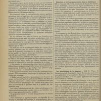 0080 - Page 72 - XIIe Congrès français de médecine. [Lyon, 22-25 octobre 1911]. Communications sur les hémolysines (fin). Pathogénie des ictères. MM. Leuret et Gauvenet... / Hémolyse et cirrhose pigmentaire chez un diabétique. MM. J. Chalier et L. Nove-Josserand... / Les hémolysines de la sangsue. MM. E. Weill, G. Mouriquand et J. Chalier...