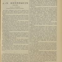 0089 - Page 81 - Séance annuelle de la Société de chirurgie du 17 janvier 1912. Éloge de J.-N. Hennequin (1836-1910) ; par M. E. Rochard...