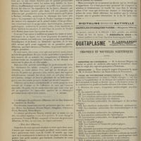 0126 - Page 118 - Albarran (Joachim-Marie) / [Nécrologie] / Chronique et nouvelles scientifiques (suite). Ministère de l’intérieur / Nécrologie / Cours de psychiatrie médico-légale / Avis