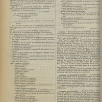 0190 - Page 182 - Chronique et nouvelles scientifiques. Décret instituant une commission supérieure de l’enseignement médical / Guerre / Hommage au Professeur Grasset / Le salon des médecins