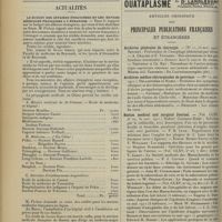 0214 - Page 206 - Actes de la Faculté de médecine de Paris du 12 au 17 février 1912. Thèses / Actualités. Le budget des affaires étrangères et les oeuvres médicales françaises à l’étranger / Articles originaux des principales publications françaises et étrangères. Archives générales de chirurgie / Archives médico-chirurgicales de province / Boston medical and surgical Journal / Gazette médicale de Nantes