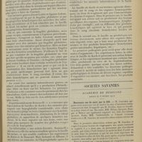 0223 - Page 215 - Sur l’anémie pernicieuse tuberculeuse ; par Paul Courmont... et André Dufourt... / Sociétés savantes. Académie de médecine. (Séance du 6 février 1912). Nouveaux cas de mort par le 606. M. Gaucher