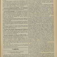 0289 - Page 281 - Sociétés savantes. Société de chirurgie. (Séance du 14 février 1912). Gangrène génitale d'origine dystocique. M. Morestin / Subluxation volontaire de la hanche. M. Ombrédanne / Syphilome de la parotide. M. Morestin / Traitement des arthrites tuberculeuses par le chlorure de zinc. M. Walther / Fracture comminutive du bras par balle de fusil. M. Ferraton / Variétés. Le journalisme médical français jugé par un italien