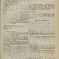 0339 - Page 331 - Chronique et nouvelles scientifiques. La réforme de l’agrégation / A propos des troubles de la Faculté de médecine / L’Assistance aux mères / Nécrologie / Erratum / Livres nouveaux. Le péril alimentaire, par le Docteur A. Raffray, avec une préface du Docteur Le Gendre. [L. Babonneix]