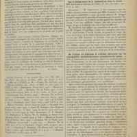 0345 - Page 337 - Médecine pratique. Les hémorragies méningées du nouveau-né et leur traitement chirurgical. [M. Lance] / Sociétés savantes. Société médicale des hôpitaux. (Séance du 16 février 1912) [fin]. Sur le dosage exact de la cholestérine dans le sérum. MM. Lemoine et Gérard... (V. Gaz. des hôpit., 1912, n° 21, p. 295) / De l'action du sélénium A colloïdal électrique sur les adenopathies épithéliomateuses secondaires du cancer. MM. J. Thiroloix et A. Lancien
