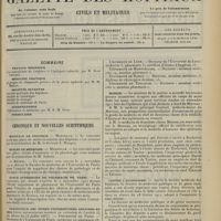 0381 - Page 373 - Sommaire / Chronique et nouvelles scientifiques. Hôpitaux de Province / Écoles de médecine / École supérieure de pharmacie de Paris / Statistique des titres universitaires délivrés en 1911 / Marine / Contre l'alcoolisme / Nécrologie