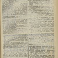 0427 - Page 419 - Chronique et nouvelles scientifiques. Statistique / Nécrologie / Physiothérapie / La décantation et la gazéification des eaux minérales / Chemins de fer de Paris-Lyon-Méditerranée / Bulletin bibliographique