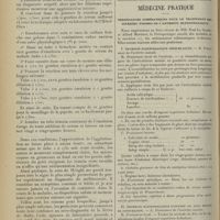 0448 - Page 440 - Le séro de Wright conserve sa valeur diagnostique ; par A. Rouslacroix... / Médecine pratique. Ordonnances schématiques pour le traitement des diverses formes de l'arthrite blennorragique. [A. Gaullieur l'Hardy]