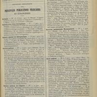0453 - Page 445 - Livres nouveaux. Précis d'anatomie et dissection, par H. Rouvière..., préface de M. le Professeur Nicolas. Tome I : tête, cou, membre supérieur. [M. Lance] / Articles originaux des principales publications françaises et étrangères. Biologica / Bulletin d'oto-rhino-laryngologie / Bulletin général de thérapeutique / Bulletin médical / Bulletin médical de l'Algérie / Clinique / Deutsche médizinische Wochenschrift / Paris médical / Wiener klinische Wochenschrift