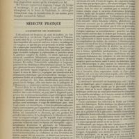 0482 - Page 474 - Rôle du lavage-savonnage & brossage dans la désinfection des mains ; par E. Marquis... / Médecine pratique. L'albuminurie des diabétiques. [M. Brelet]